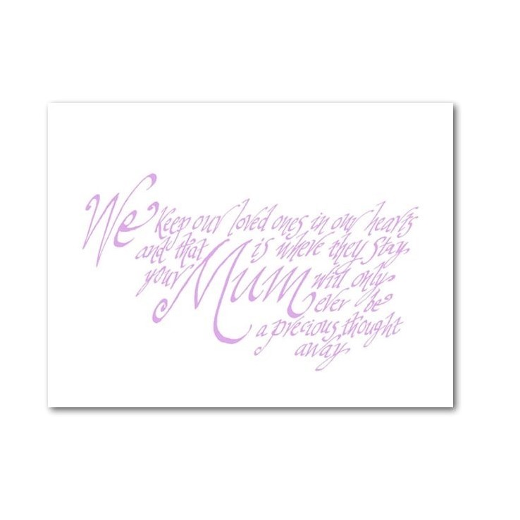 Sympathie pour votre maman