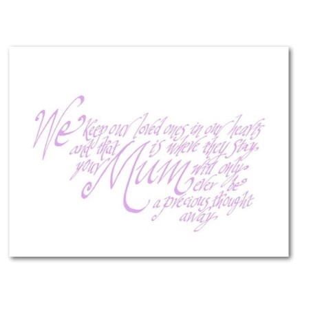 Sympathie pour votre maman