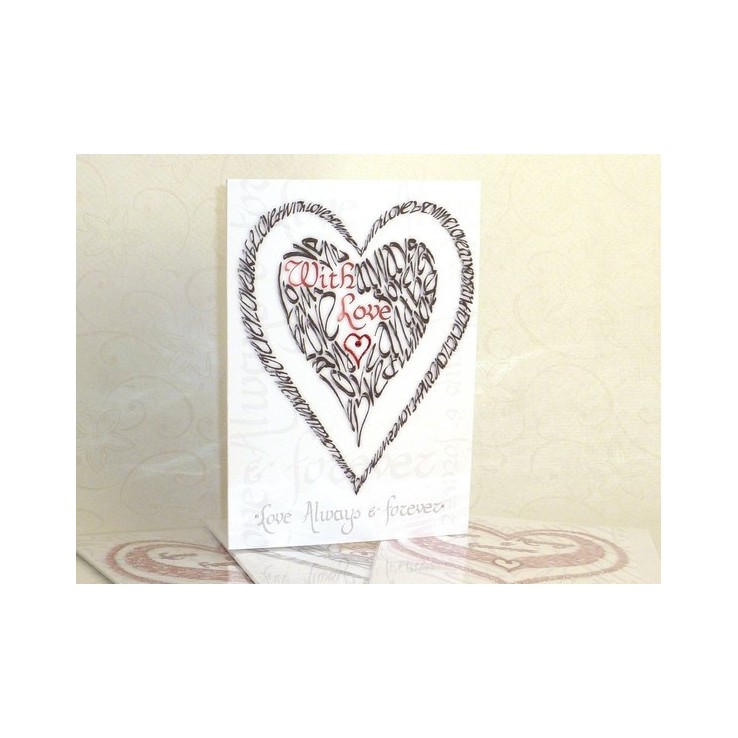 Valentinstag mit Liebe - rot & schwarz Valentinstag mit Liebe - rot & schwarz