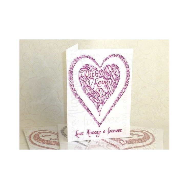 Valentine med kærlighed - lyserød Valentine med kærlighed - lyserød