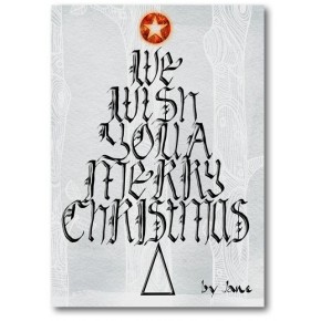 Wunschbaum - Weihnachtskarte
