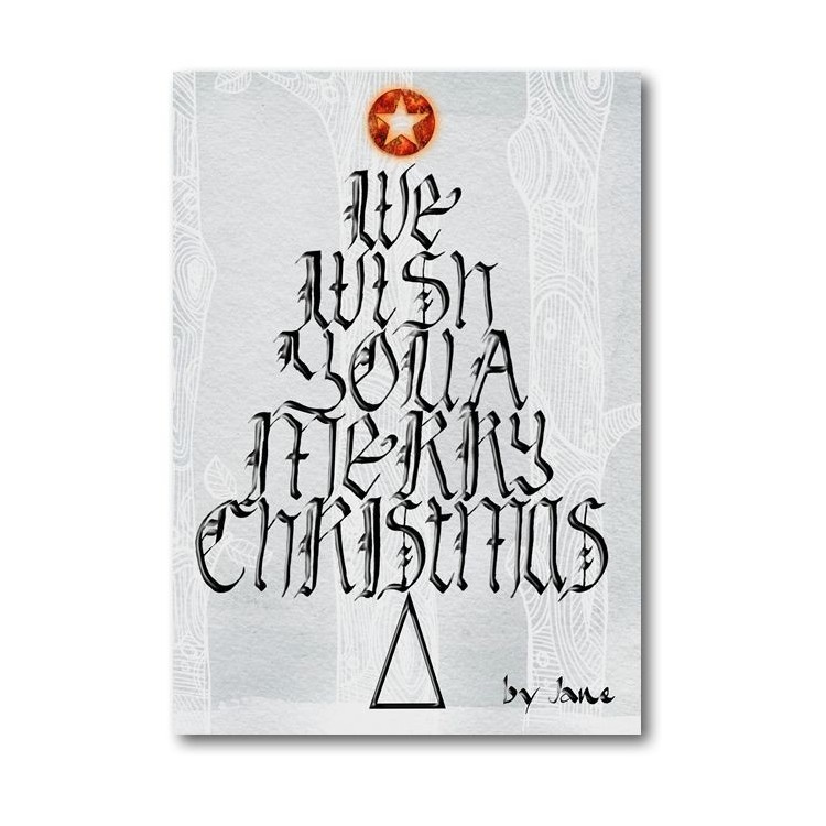 Ønsketræ - julekort