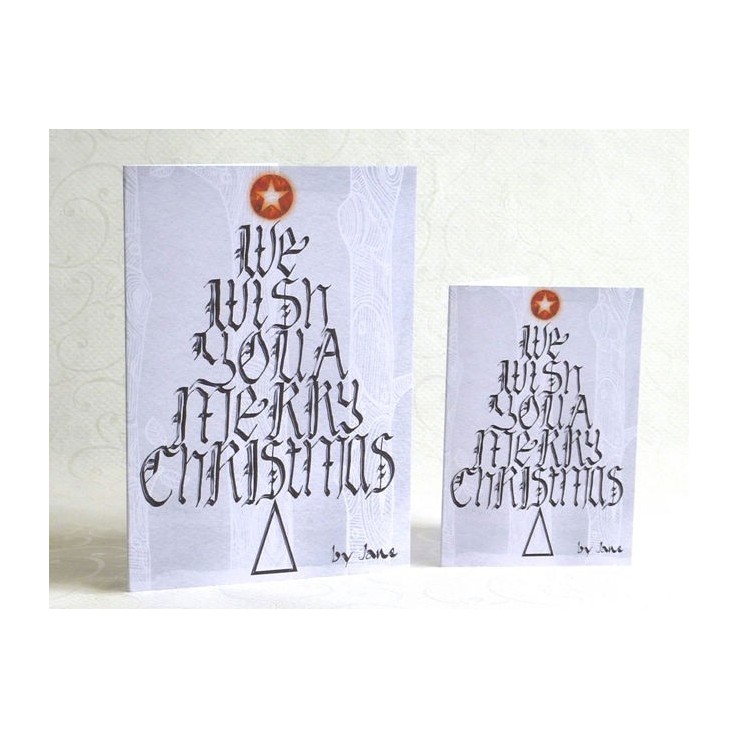 Albero che desidera - cartolina di Natale