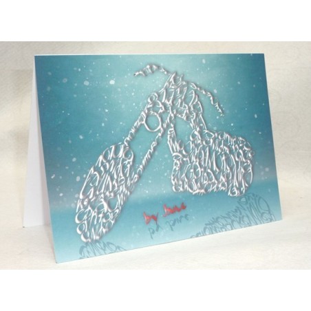 Carte de Noël Chopper