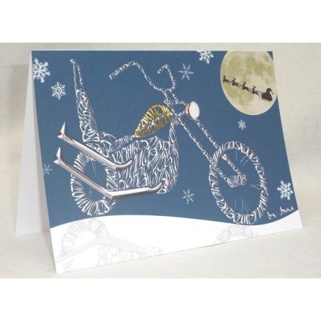 Chopper della vecchia scuola - natale