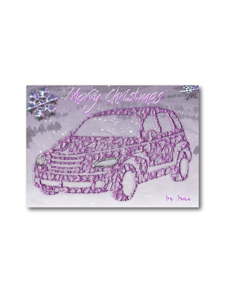 PT Cruiser Kerstkaart