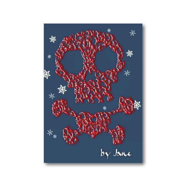 Pirate Skull & Crossbones Christmas Card
