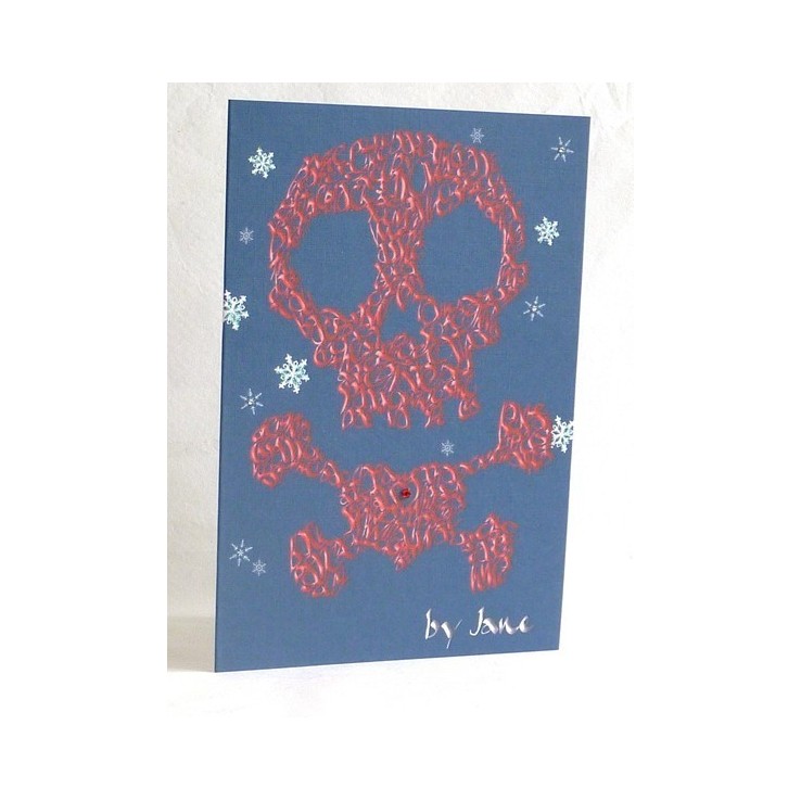 Calavera pirata y tibias cruzadas - Navidad Calavera pirata y tibias cruzadas - Navidad