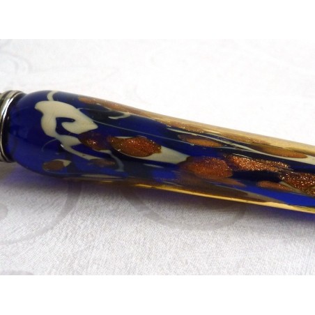 Hoja de oro de cristal Caligrafía Pluma y tinta