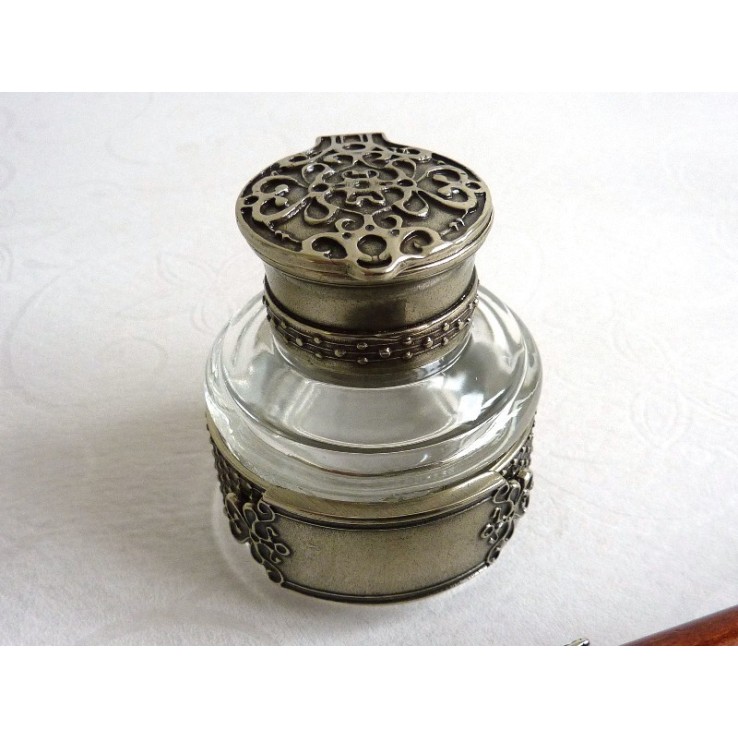 Wooden Calligraphy Dip Pen Inkwell & Pen Holder Wooden Calligraphy Dip Pen Inkwell & Pen Holder