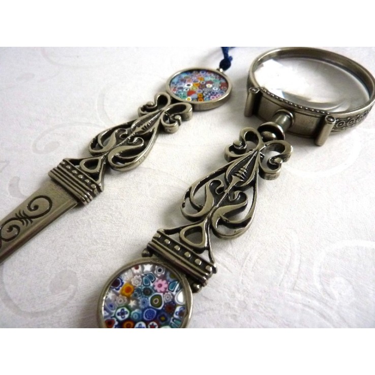 Magnifying Glass & Letter Opener with Murrina Magnifying Glass & Letter Opener with Murrina