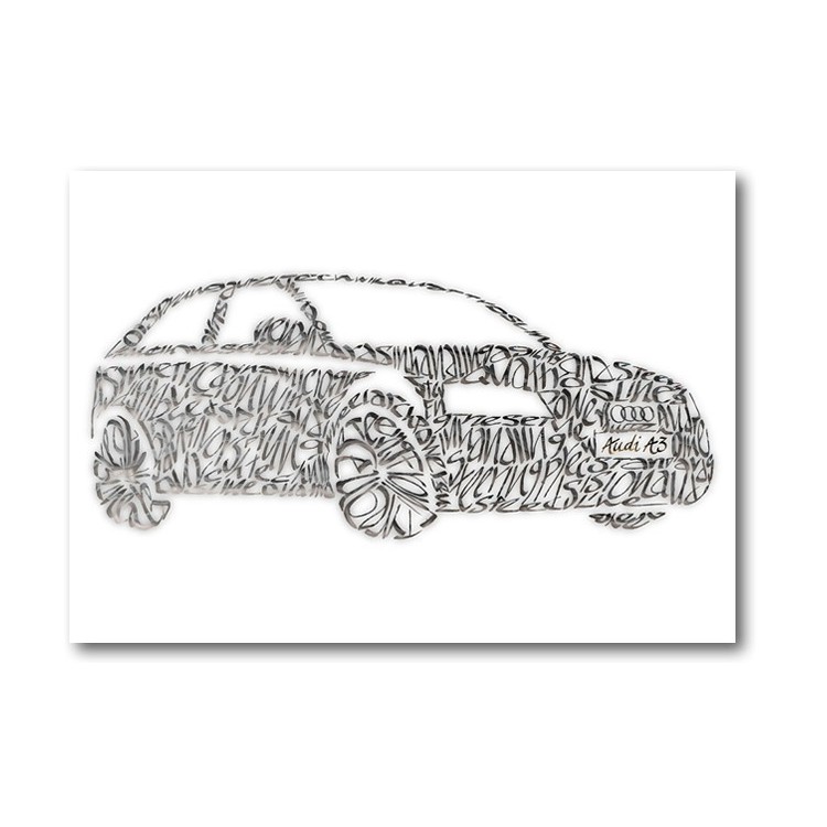 Audi A3 Cartolina di Auguri