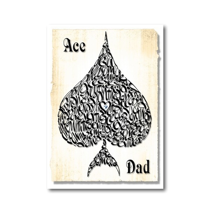 Ace DAD-kortti Calligraphy Arts