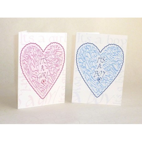 Calligraphie Baby Girl Card conçu par Jane