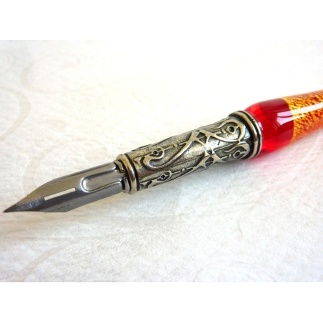 Bladguld kalligrafi penna set