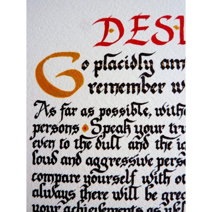Desiderata Desiderata