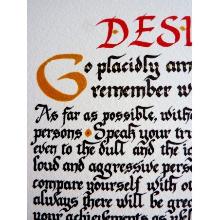 Desiderata