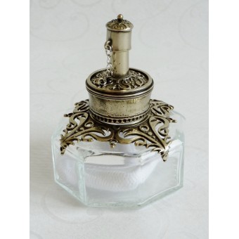 Bortoletti ornate sealing wax heater octagonal alcohol burner 2