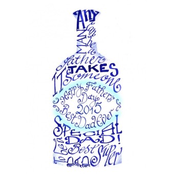 Beste kaart van de vader Vaderdag door Calligraphy Arts