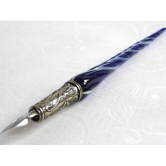 Calligrafia penna e inchiostro di vetro - vetro ritorto 2