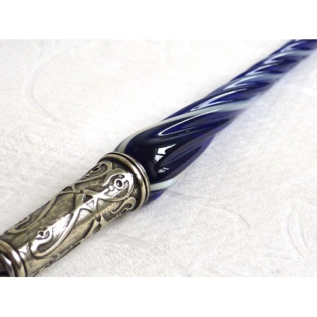 Verre stylo de calligraphie et de l'encre - Verre torsadée