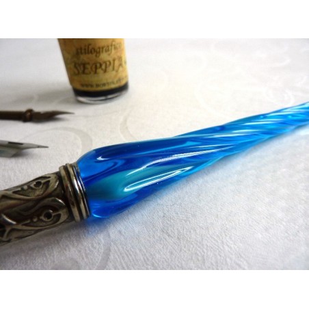 Cristal pluma de caligrafía y tinta - vidrio trenzado
