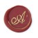Lettre initiale en bronze cursif