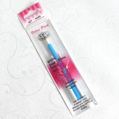 Crayons de pierre de savon blanc avec support pour calligraphie