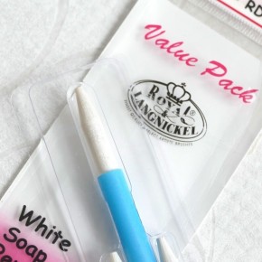 White soap stone pencil set
