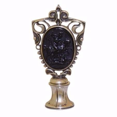 Saint George cameo wax seal set