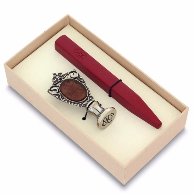 Saint George cameo wax seal set Saint George cameo wax seal set