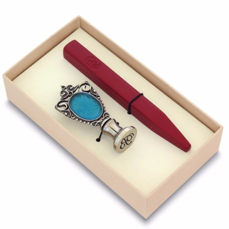 Saint George cameo wax seal set Saint George cameo wax seal set