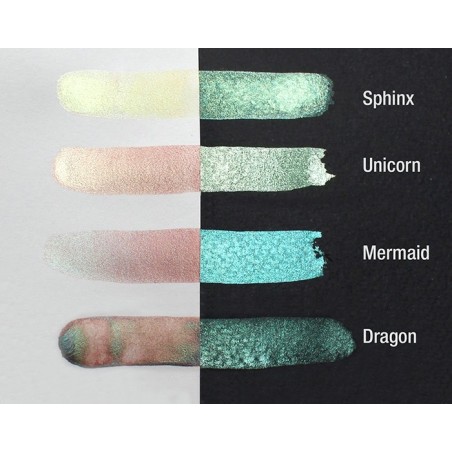 Coliro "Dragon" handmade pearlcolor from Germany - compared with other colours