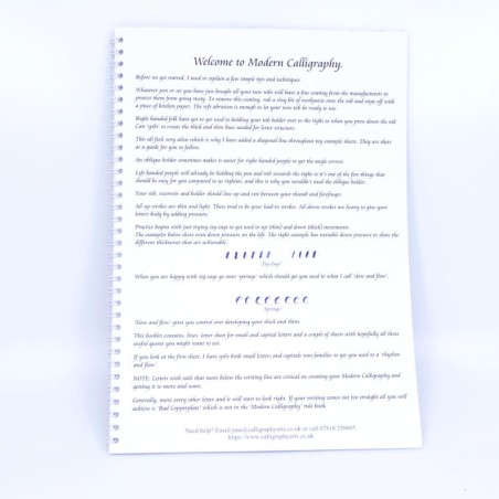 Modern Calligraphy Booklet