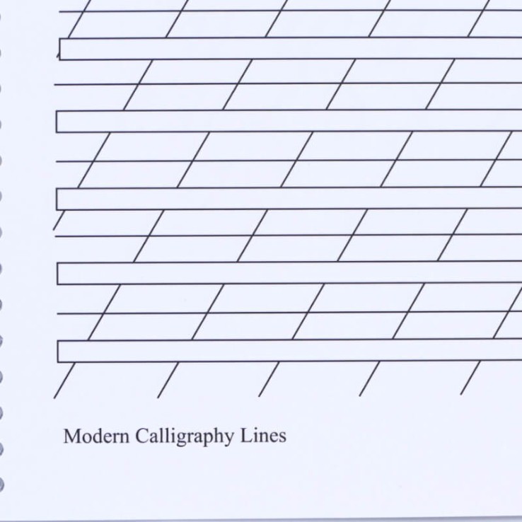 Folleto de caligrafía moderna Folleto de caligrafía moderna