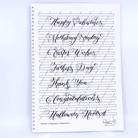 Modernes Kalligraphieheft