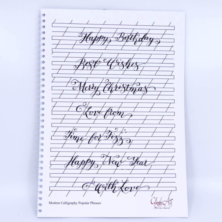 Modernes Kalligraphieheft