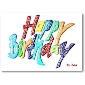 Happy birthday boys greeting card