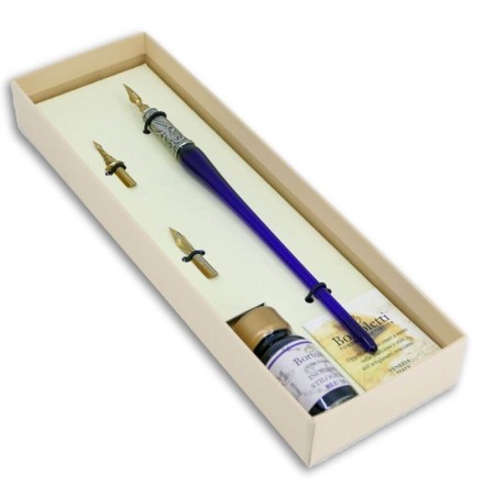 Pisani kalligrafi kit av Bortoletti I presentationslåda