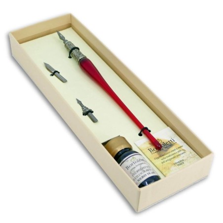 Stylo de calligraphie en verre - 9 couleurs