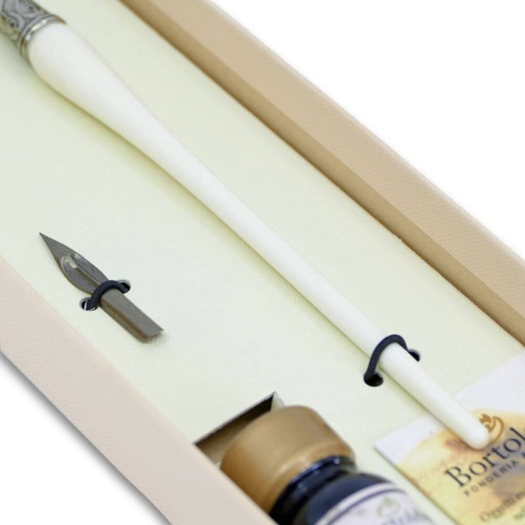 Penna calligrafica in vetro - 9 colori Penna calligrafica in vetro - 9 colori