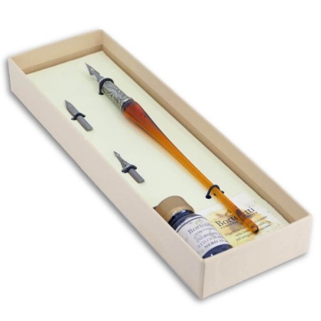 Glas kalligrafi penna - 9 färger