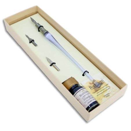 Stylo de calligraphie en verre - 9 couleurs