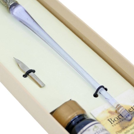 Stylo de calligraphie en verre - 9 couleurs