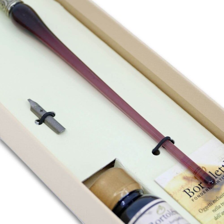 Glass calligraphy pen - 9 colours