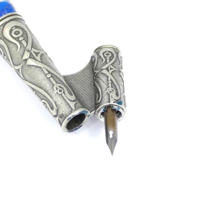 Brons-finish leonardt nib för delikat dip-penna ritning