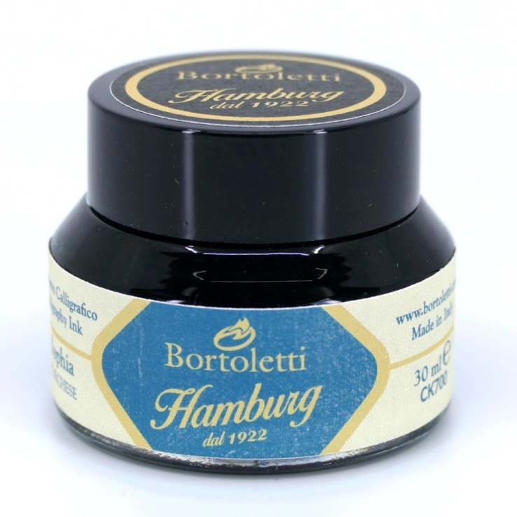 Tinta de caligrafía italiana turquesa - Sophia de Hamburg