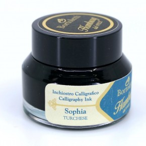 Turquoise Italiaanse kalligrafie-inkt - Hamburg Sophia