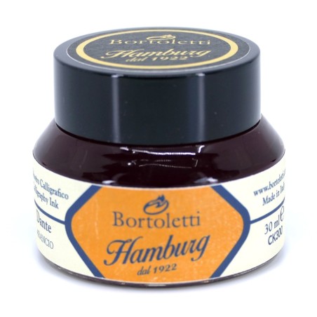 Orange italiensk kalligrafi - Hamburg Dante