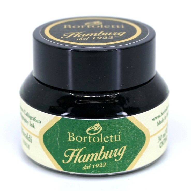Groene Italiaanse kalligrafie-inkt - Hamburg Vivaldi